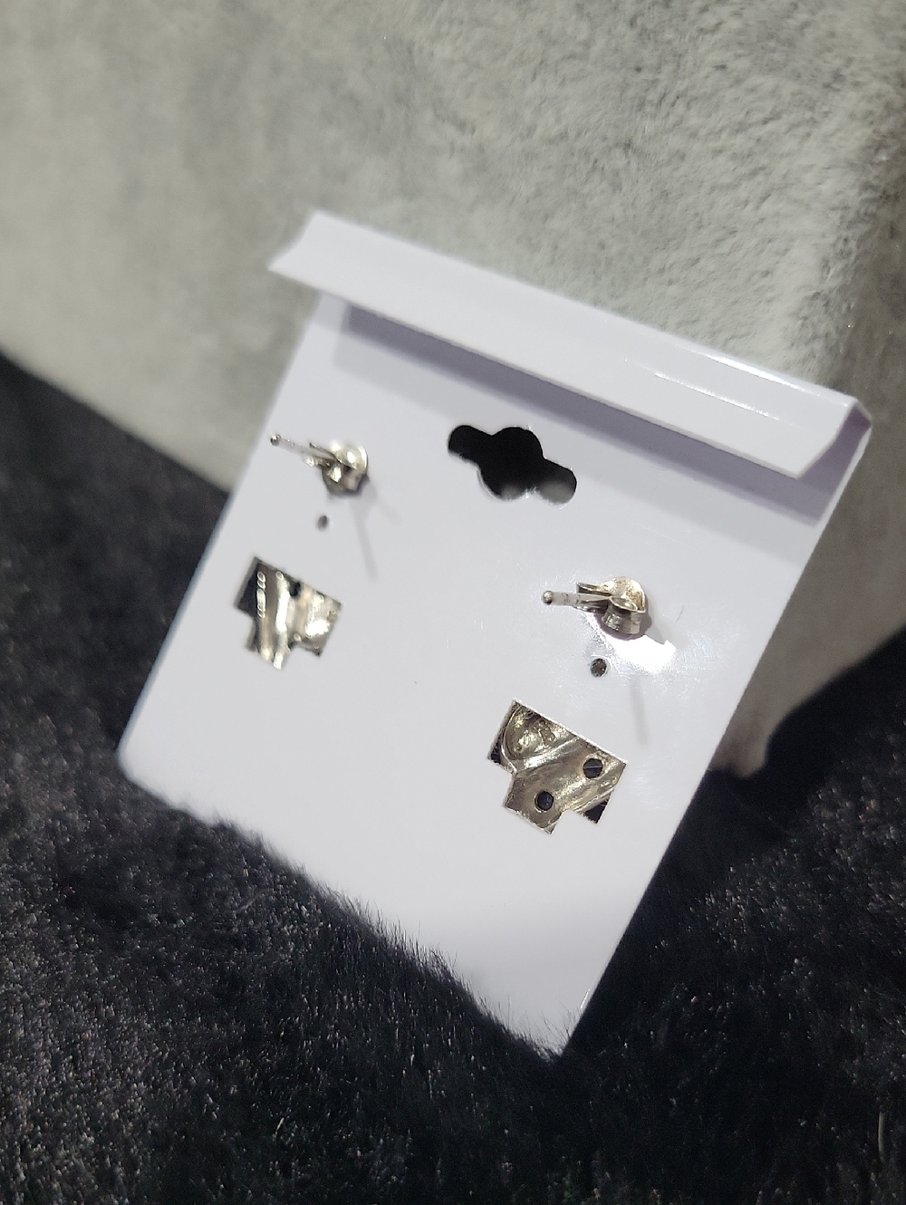 925 Silver And Sapphire Earrings - Picture 4 of 12